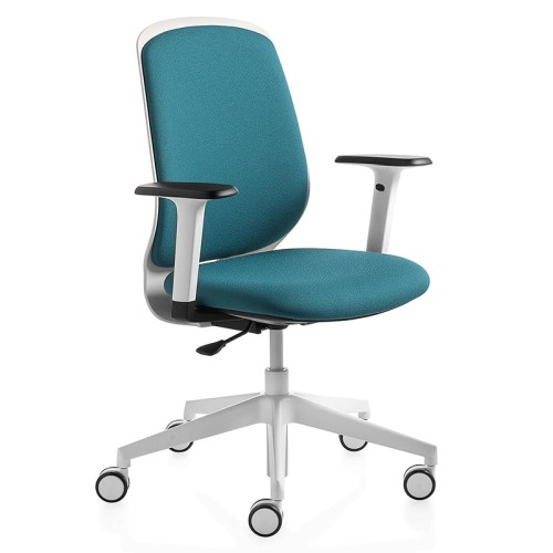 Key Smart Kastel ergonomic office padded chair with armrests