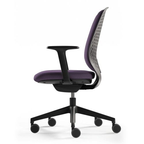 Key Smart Kastel ergonomic office padded chair with armrests