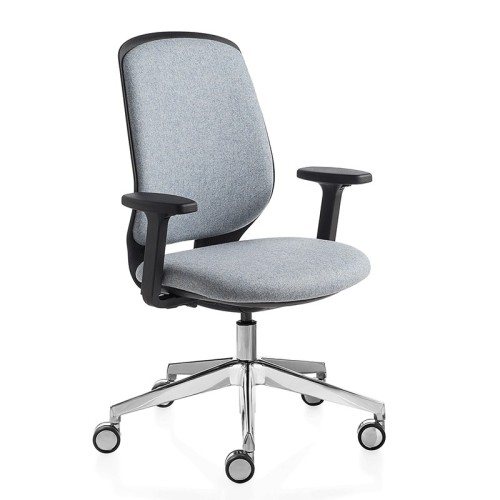 Key Smart Advanced Kastel padded office chair with armrests