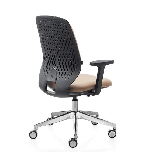 Key Smart Advanced Kastel padded office chair with armrests