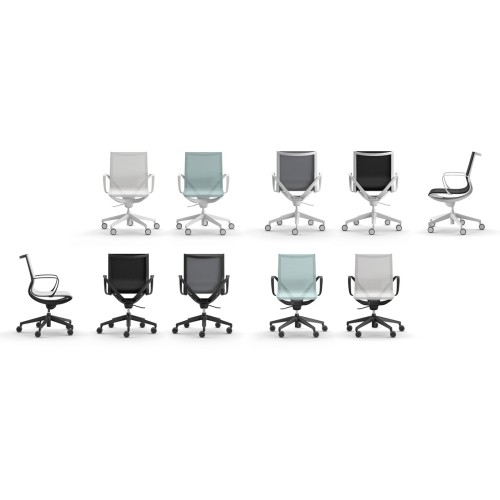 Key Line Kastel office chair with armrests