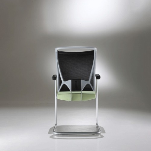 Korium Mesh Kastel office sled chair with armrests