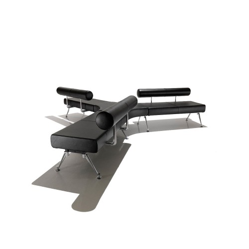 Kuros 90 Kastel office bench with backrest