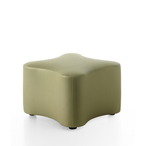 K2 Kastel shaped ottoman