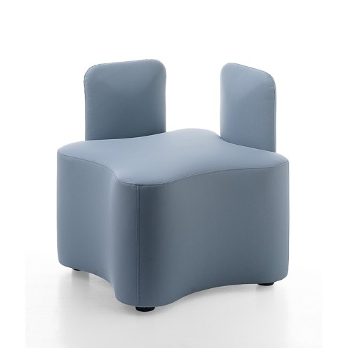 K2 Kastel shaped ottoman