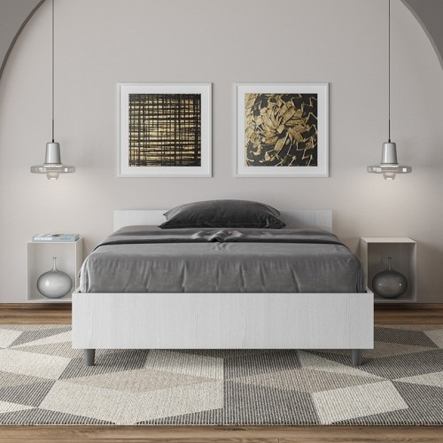 Ityhome Nuamo queen size bed with low headboard - Arredare Moderno