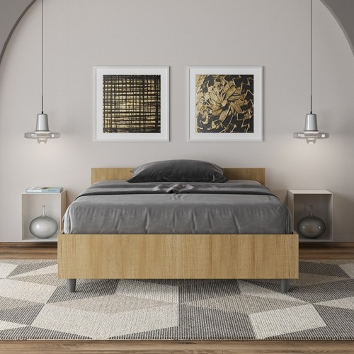 Ityhome Nuamo queen size bed with low headboard - Arredare Moderno