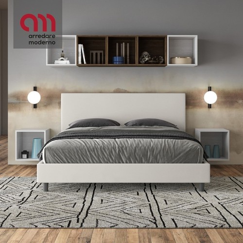 Ityhome Naspy wooden double bed - Arredare Moderno