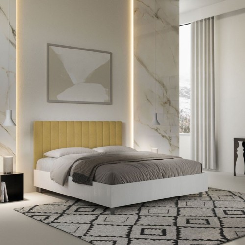 Ityhome Kaia double bed with container - Arredare Moderno