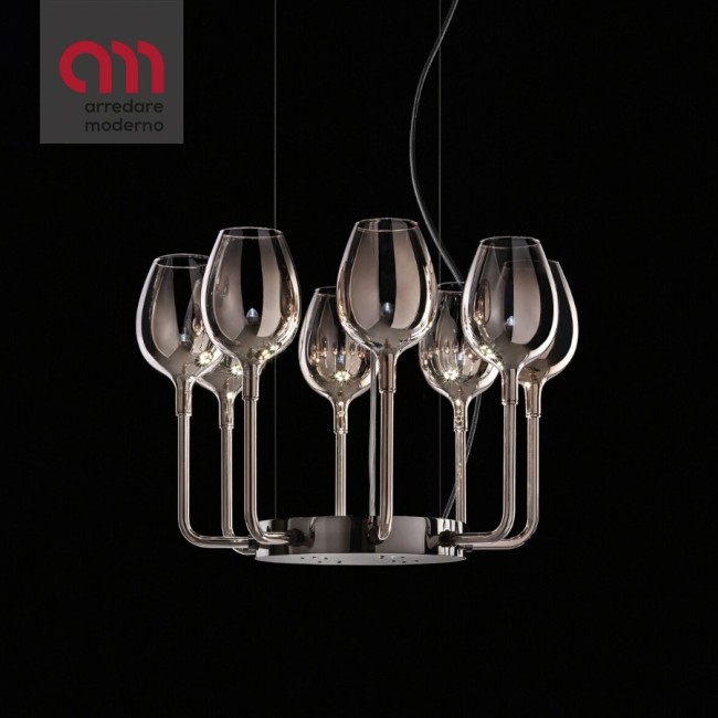 Rosè 3050/8 Italamp Incanto Suspension Lamp