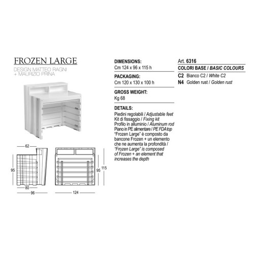 Frozen Plust Bar Counter