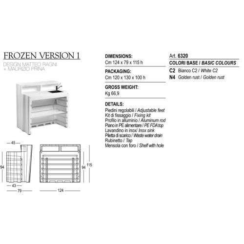 Frozen Plust Bar Counter