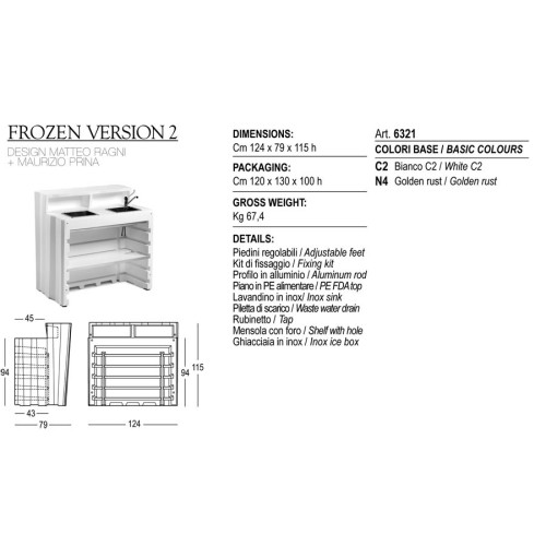 Frozen Plust Bar Counter