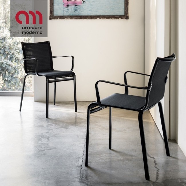 Net Bontempi chair with armrests