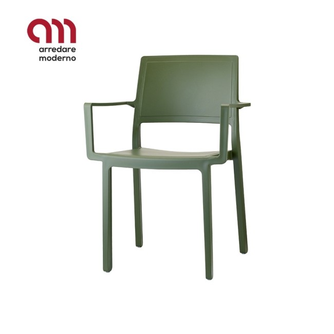 Kate Scab Chair with armrests