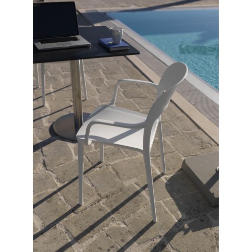 Gipsy Bontempi chair with armrests