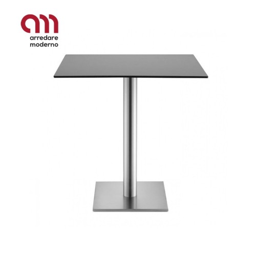 Tiffany Scab H.109 round column and compact laminate top Bar table - ARREDARE MODERNO