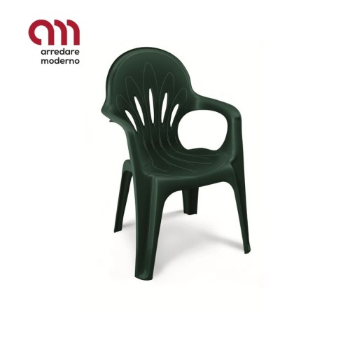 Stella di mare Scab Chair with armrests and medium backrest