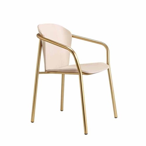 Finn metal wood Scab Design Chair with armrests