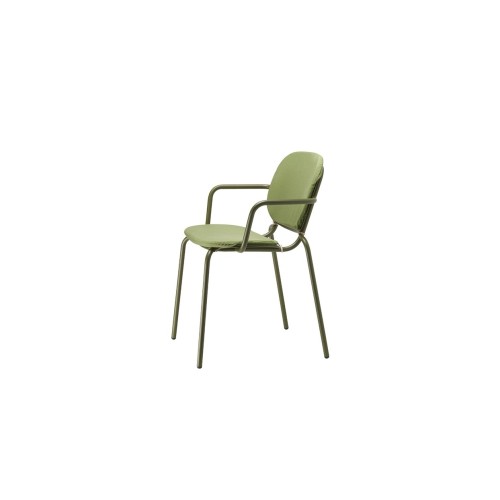 Si-Si Dots Scab Design Chair with armrests