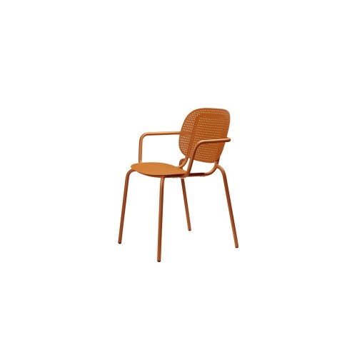 Si-Si Dots Scab Design Chair with armrests