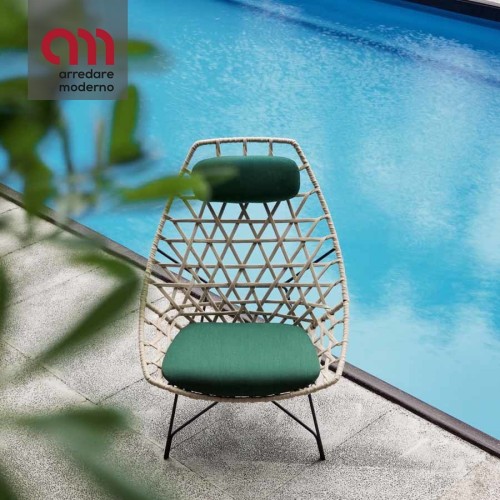 Cut Potocco outdoor's lounge armchair