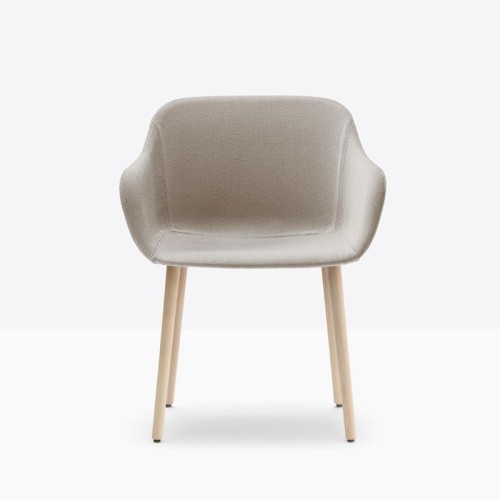 babila-xl-pedrali-upholstered-armchair-with-wooden-legs