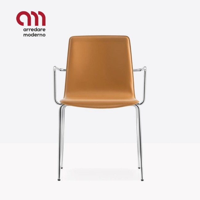 Inga Pedrali armchair in leather