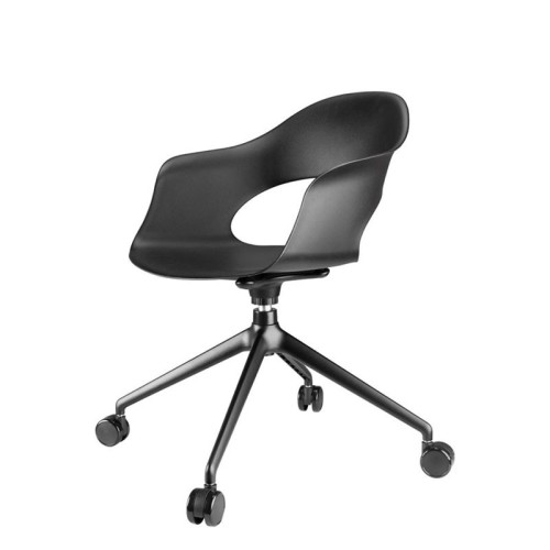 lady-b-scab-design-chair-with-wheels-and-technopolymer-shell