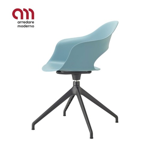 Lady B Scab Design swivel chair with technopolymer shell