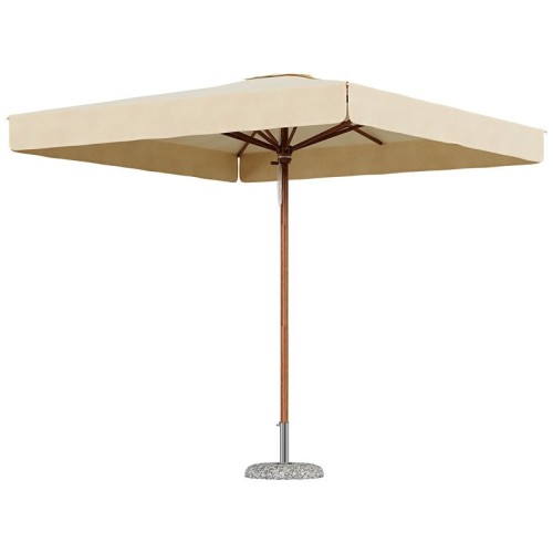 Dolomiti Beach umbrella Ombrellificio Veneto wood