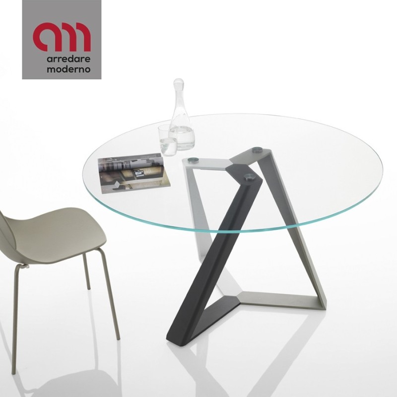 Millennium Bontempi table round fixed