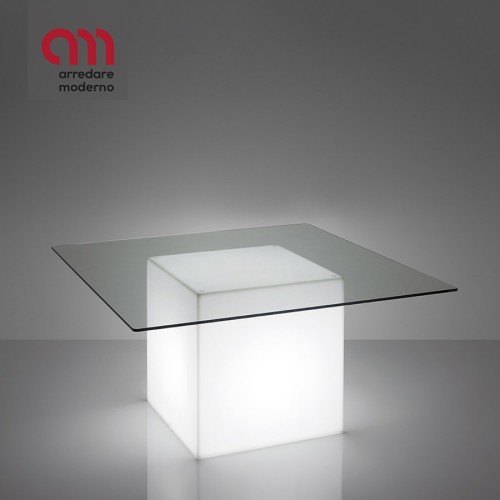 Square Slide illuminated coffee table