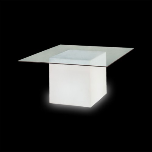 Square Slide illuminated coffee table