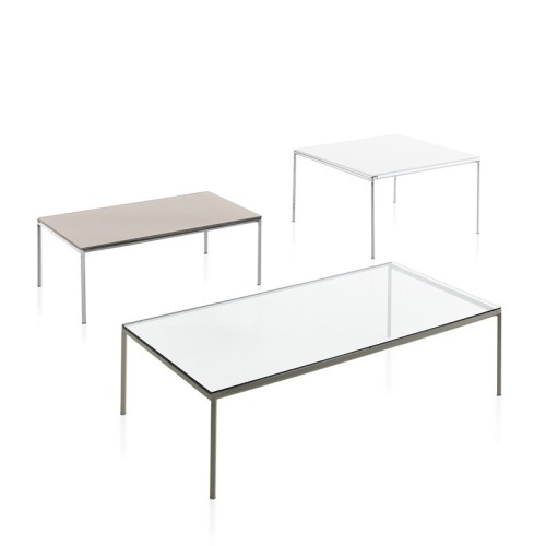 Diagonal Bontempi coffee-table in crystal-glass