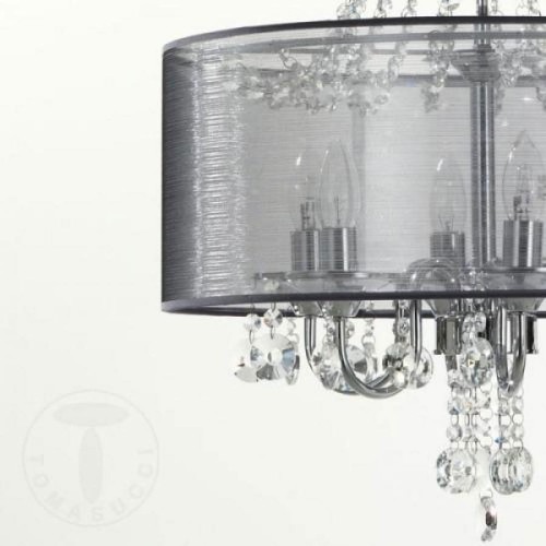 Jewels Silver Ring Tomasucci Chandelier 6 Lights