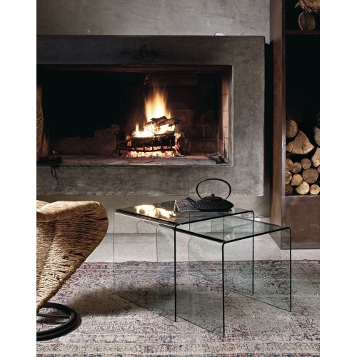 Igloo Bontempi Coffee-table in crystal-glass