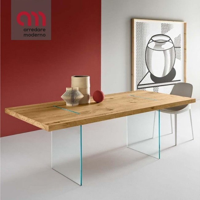 Tavolante Aged Oak Tonelli modern Table