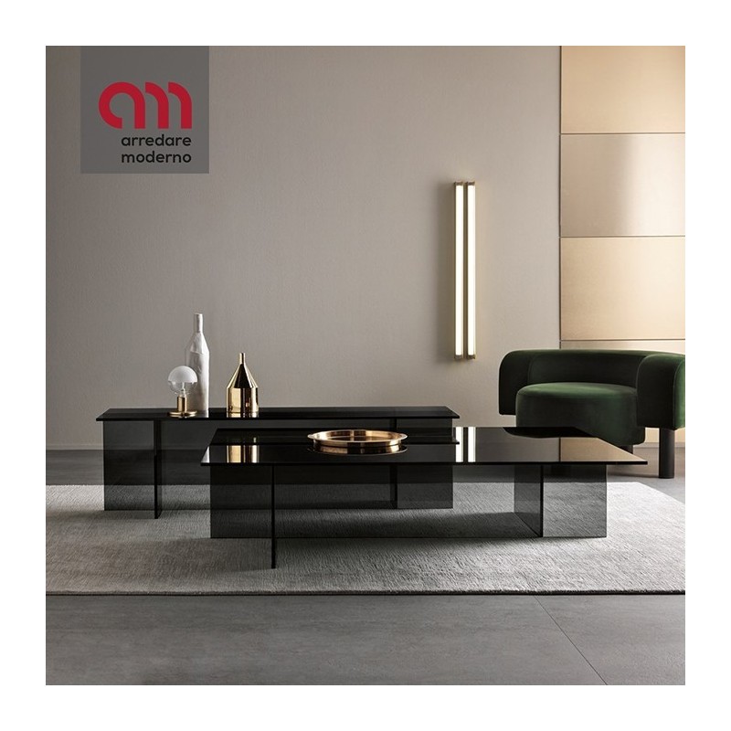 Sestante Tonelli Coffee Table in glass