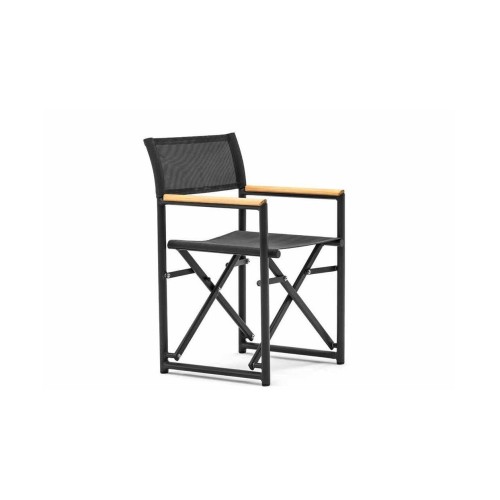 Victor Varaschin Director chair with wood armrests