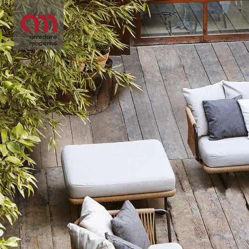 Babylon Varaschin Ottoman Outdoor Pouf