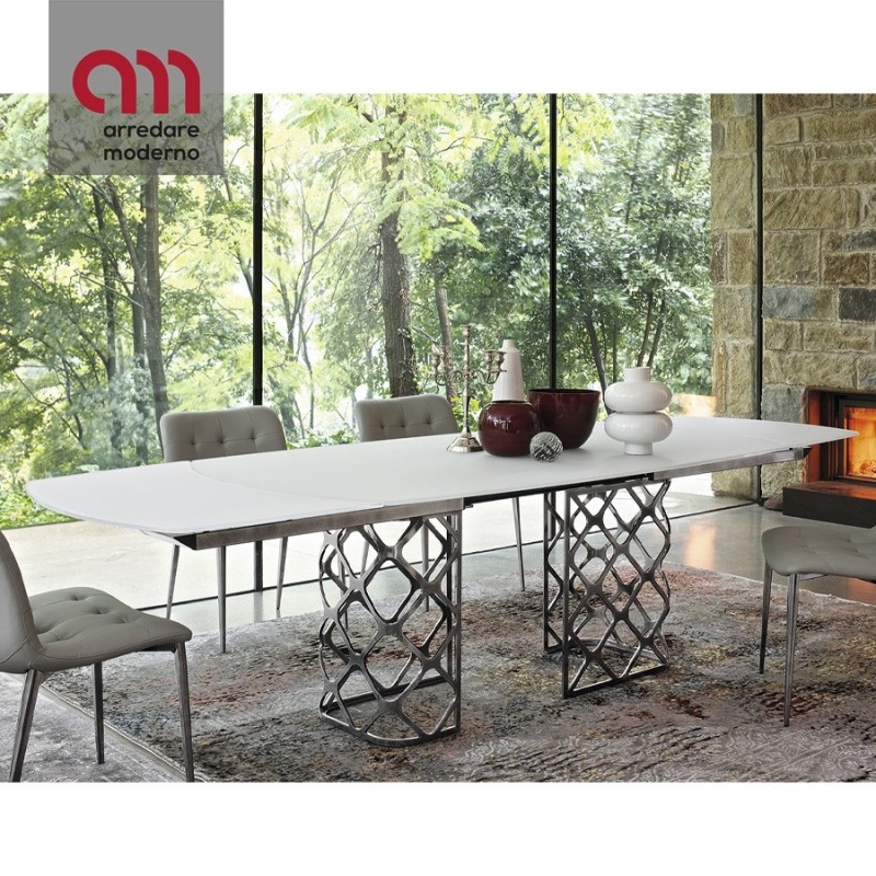 Majesty Bontempi table extendable barrel-shaped