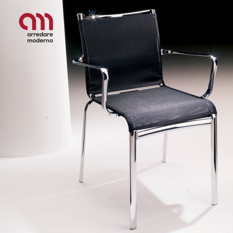 Net Bontempi chair for outdoor with armrests