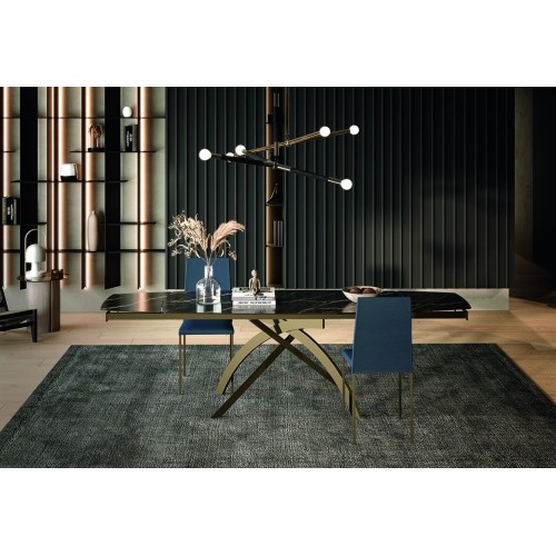 Twist Zamagna extendable dining table up to 300 cm