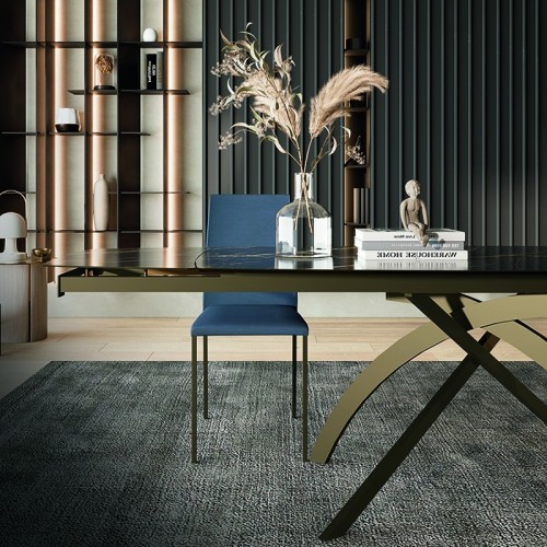 Twist Zamagna extendable dining table up to 300 cm