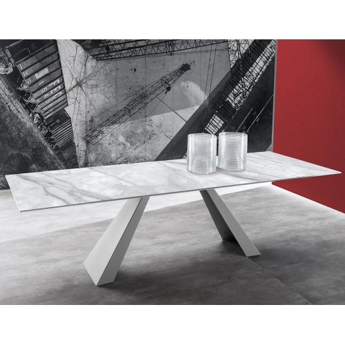 SLide Zamagna extendable dining table up to 300 cm