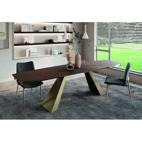 SLide Zamagna extendable dining table up to 300 cm