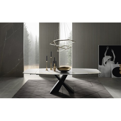 Ship Zamagna extendable dining table up to 300 cm