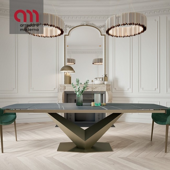 Flight Zamagna extendable dining table up to 300 cm