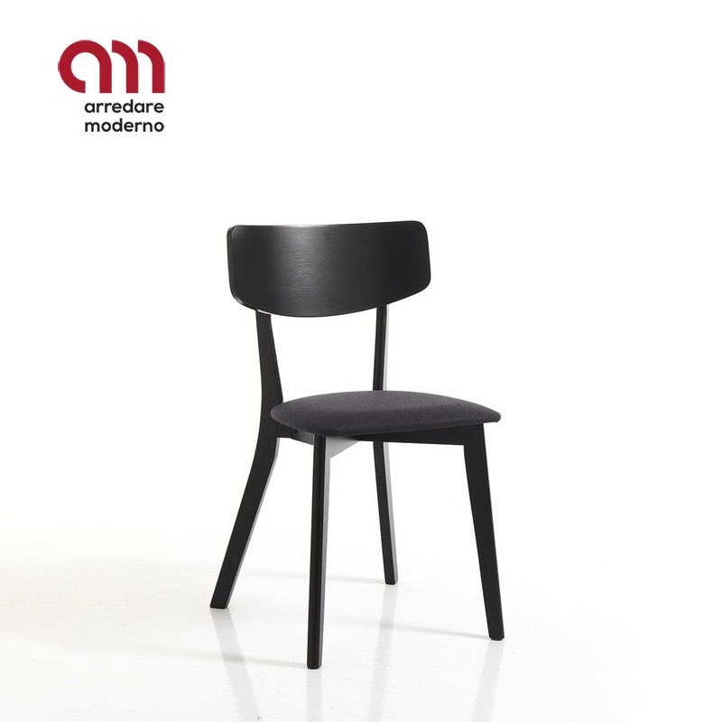 Varm Black Tomasucci Wooden chair